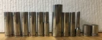 Kobalt, Hushy, Napa 1/4" & 3/8" Drive 12 Piece 6 Pt Sae Metric Deep Sockets. Fixed Price $10.99.