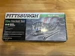 Pittsburgh Tools 3/8 & 1/2 Drive Socket Set. 51 Pieces. Factory Sealed.. Fixed Price $44.95.