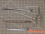 Snap On 8PC Brake Service Tool Set Specialty Wrench 1/4 3/8 7/16 B1458 S8184. Fixed Price $132.99.