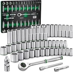 Sk 1/2" Drive Socket Set With 160-P Ratchet, 52-PIECE, Sae & Metric, One Size. Fixed Price $265.35.
