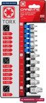 Carbyne 12-PIECE Stubby Low Profile Torx Bit Socket Set, S2 Steel T10 T60 Siz. Fixed Price $186.84.