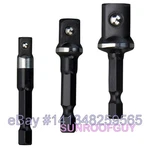 Milwaukee Shockwave (impact Rated) Socket Adapter (1/4" Or 3/8" 1/2") New. Fixed Price $11.95.