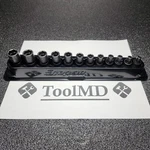 Snap-on Tools New 12PC 1/4" Drive 6PT Metric Impact Swivel Socket Set 112IPTMMA. Fixed Price $819.95.