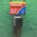 Crescent CIMSA1N Socket Impact Adapter 1/2" X 3/4" Lifetime Warranty. Fixed Price $7.27.