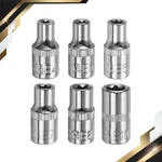 6PCS E-torx Socket 1/4" Drive E4-E10 External Deep Cr-v Point. Fixed Price $13.45.