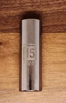 Craftsman Usa 15MM Deep Well 6 Point 3/8" Drive 45872 Easy Read. Fixed Price $10.50.