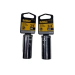 Dewalt DWMT74142OSP, 12PT, 3/4" Sae Deep Socket 3/8" Dr (lot Of 2) **sale**. Fixed Price $11.99.
