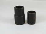 2PC Snap On Tools 1/2" Drive 13MM + 3/8" 12MM Impact Socket. Fixed Price $22.95.