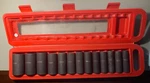 Pittsburgh 1/2" Drive - 6 Point Metric 13 Piece Deep Impact Socket Set. Fixed Price $22.00.