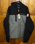 New Snap-on Tools Hooded Quilted Jacket Mens Xl Black Gray 100TH Anniversary Nwt. Fixed Price $120.00.
