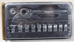Snap On 112RTSM 12PC 1/4" Metric Flank Drive Low Pro Ratchet/socket Set #I-9644. Fixed Price $299.99.