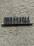 Blackhawk Socket Set 1/4 6 Point, Deep, 5-13MM With Rail Made Usa. Fixed Price $89.95.