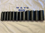 Matco Tools 1/2" Drive 12PC 6PT Deep Impact Socket Set 1-1/4" SCDP126TA. Fixed Price $185.50.