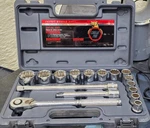 Wright Tool A41 16 Piece 1/2" Drive 12 Point Standard Cougar Pro Socket Set. Fixed Price $80.00.