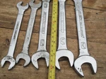 5 X Vintage Elora Af Open Ended Spanners 7/8 To 7/16 ,. Fixed Price $15.41.
