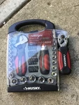 Husky 45 Piece Stubby Combination Wrench & Socket Set # 532 135 Case Excellen. Fixed Price $22.39.