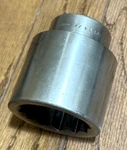 Snap On Tools Jumbo 2-1/8" Socket 1" Drive Sae 12-PT Chrome Large Locking Pin. Fixed Price $65.00.