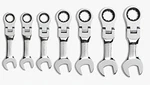 Gearwrench 7 Pc. 12 Pt. Stubby Flex Head Ratcheting Combination Set, Sae. Fixed Price $130.90.