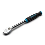 Capri Tools Fine 90-TOOTH Ratchet, Soft Ergonomic Handle, 1/4, 3/8, 1/2-IN Drive. Fixed Price $29.99.