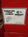 Wright Tools Usa 3/4 Drive Socket Set No 617 12 Point 7/8 Great Shape. Fixed Price $450.00.
