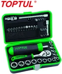 Toptul GADW4101 41PCS Socket & Bit Set 1/4" With Ratchet. Fixed Price $79.00.