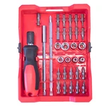 King 32PC Screwdriver Socket Bits Set, Quality Hand Tool Hardware, New. Fixed Price $15.95.