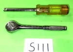 Blackhawk Tools 2 Piece 1/4 Dr. Ratchet & Drive Handle With Square In. Fixed Price $60.00.