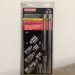 Sears Craftsman 10PC 1/4 3/8 1/2" Drive Extensions Adapters Joints 42351 Usa Nos. Fixed Price $115.00.
