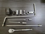 Lot Of Misc Snap Ratchet, Extensions, And Sockets. Fixed Price $250.00.