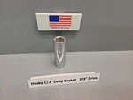 1/2" Husky CBD-616 3/8 Dr Pt Deep Socket Usa Nos For The Craftsman & Mechanic. Fixed Price $9.99.