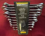 Evercraft 774-0210 11 Piece Combination Wrench Set Sae Polished Chrome Sc. Fixed Price $34.99.