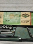 Thorsen 15 Pc 3/8" Dr Socket Set Original Box Including 4 Craftsman Pieces. Fixed Price $40.00.