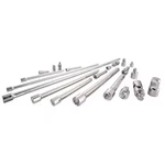 Craftsman 1/4, 1/2, 3/8 Drive Sockets, 21-PC Accessory Set, Pcs. Fixed Price $87.95.