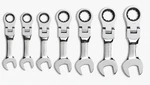 Pc. 12 Pt. Stubby Flex Head Ratcheting Combination Wrench Set, Sae - 9570. Fixed Price $173.23.