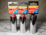Vintage Crescent 1/2" Drive 6-PT Deep Socket Set. Fixed Price $9.99.