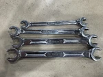 Snap-on Tools 6-POINT Metric Double End Flare Nut Wrench Lot 4 Pcs Usa. Fixed Price $109.99.