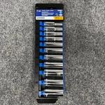 Kobalt 11-PIECE Metric Deep Socket Set 3/7" Drive 12-POINT New. Fixed Price $31.59.