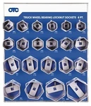 Otc Tools 9850A 21 Piece 6 Point Locknut Socket Display Board. Fixed Price $999.99.