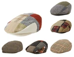 Fall Winter Men's Ivy Solid /plaid/patchwork 100% Wool Cap Hat Snap Button. Fixed Price $19.99.
