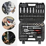 108PCS Ratchet Wrench Mechanics Tools Kit Metric 1/4 And 1/2 Drive Socket Set. Fixed Price $54.94.