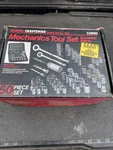 Rare 50PC Sears Craftsman Usa Nos Mechanics Tool Socket Set In Pouch 33650. Fixed Price $229.00.