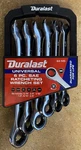 Duralast Sae Universal Ratcheting Wrench Set Piece # 64-145. Fixed Price $29.99.