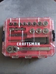 Craftsman 25 Piece 3/8 In. Drive Metric Socket Set. Fixed Price $29.99.