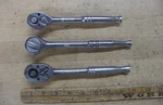 Three 3/8" Drive Ratchet Wrenches Including Kobalt,ace,& Great Neck,l Read!. Fixed Price $17.99.