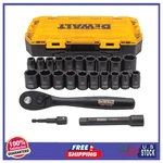 Dewalt 23-PIECE Impact Socket Set, 1/2" Drive, Metric/sae With Case (DWMT74739). Fixed Price $88.17.