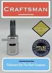 Craftsman Sockets 3/8" Drive T50 Torx Bit CMMT42667. Fixed Price $8.83.