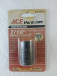 Ace Hardware 29156, 7/16", Pt, Impact Socket, 1/2" Drive, New Old Stock. Fixed Price $8.00.