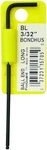 Bondhus 15705 3/32" Ball End Hex L-wrench One Size, Multi-color. Fixed Price $9.90.