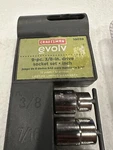 Craftsman Evolv Pc 3/8 Dr Sae Socket Set 10039. Fixed Price $21.99.