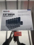 Matco Tools Adv SBPM266V 26-PIECE Metric Impact Standard & Deep Socket Set. Fixed Price $195.00.
